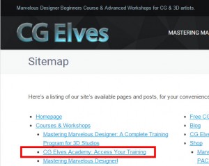 How to access your CGElves Academy Training (option 2)