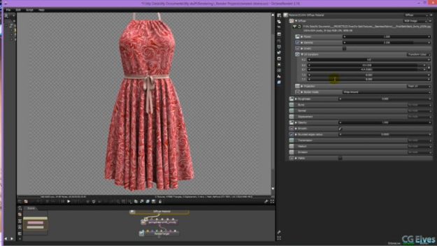 Free Octane Fabric Material Texturing Tutorial for Beginners