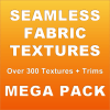 Seamless Fabric Textures with Fancy Lace and Trims MEGA PACK 30 for CG Artists