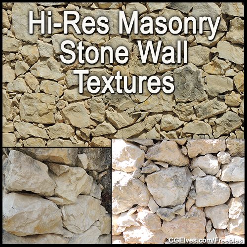 Free Masonry Old Stone Wall Textures Photos Pack