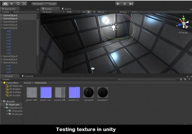 Testing texture in unity