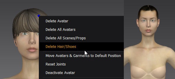 Marvelous Designer 7 Delete Avatar Hair