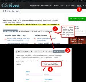 20191001 CGElves FAQ How To Get Support